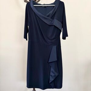 American Living Asymmetrical Navy Dress